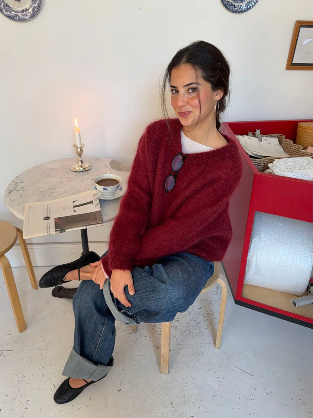 Benny knit - Red