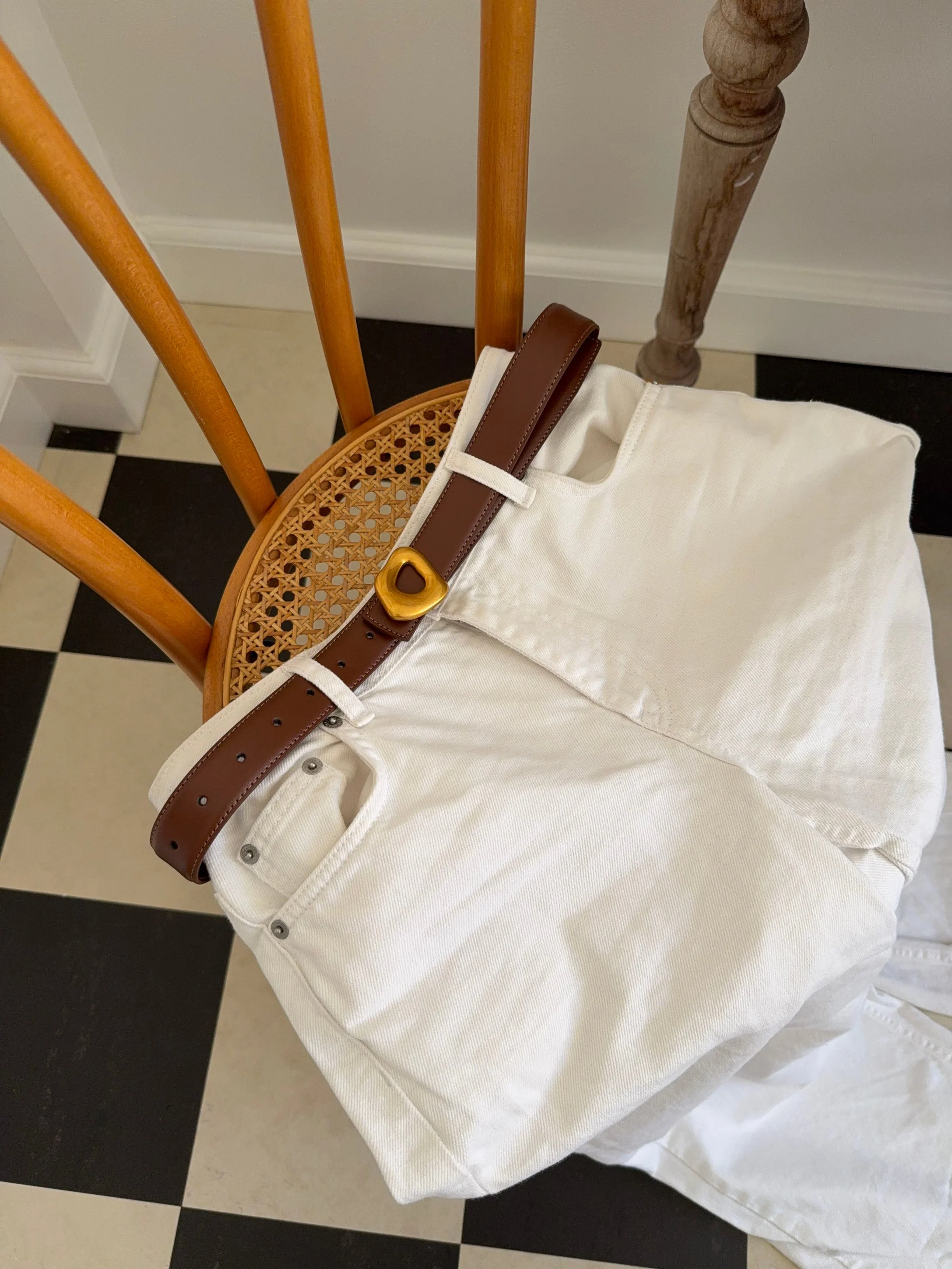 Forma belt - Brown/gold