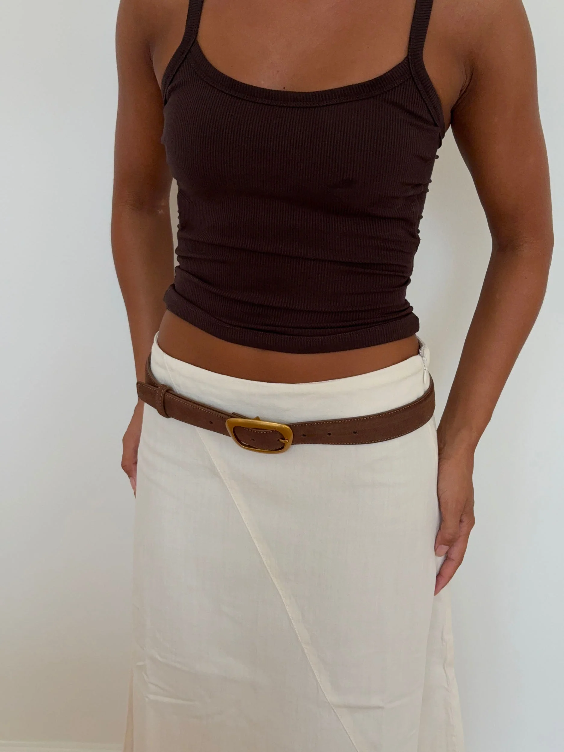 Heritage belt - Brown/gold
