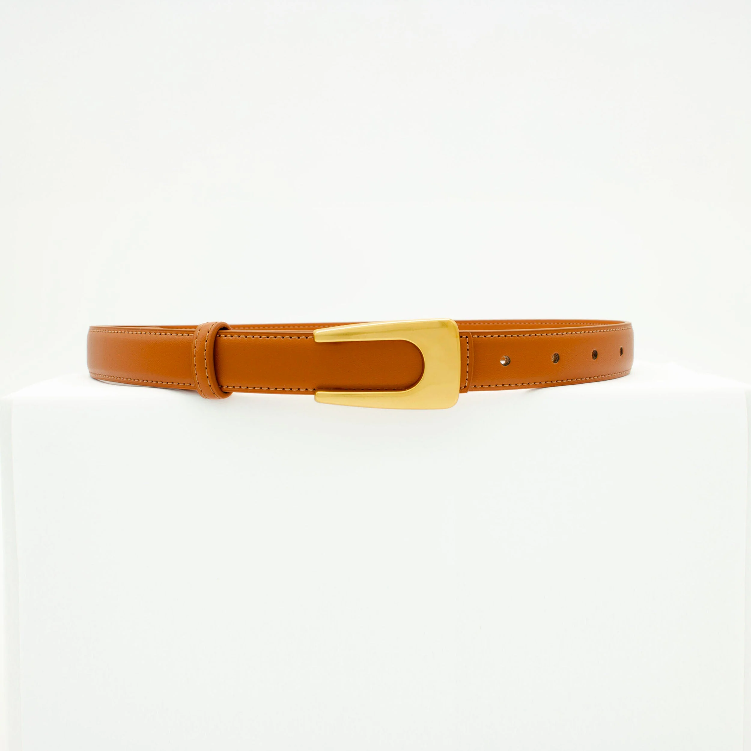 Edge belt - Brun/gold