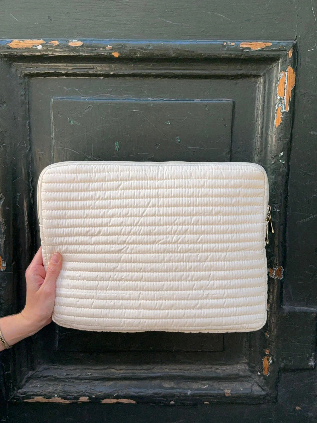 Sofi laptop sleeve - White