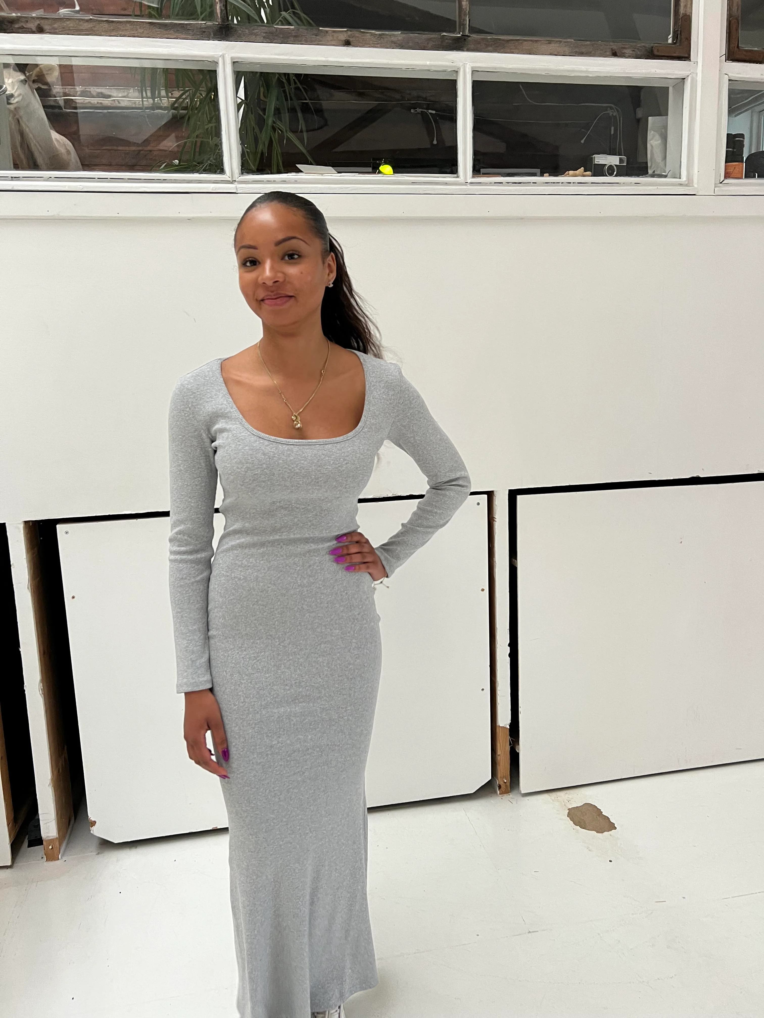 Alana dress - Grey