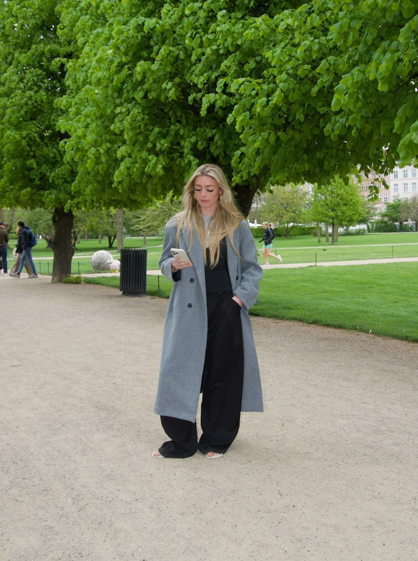 Alva oversized coat - Grey