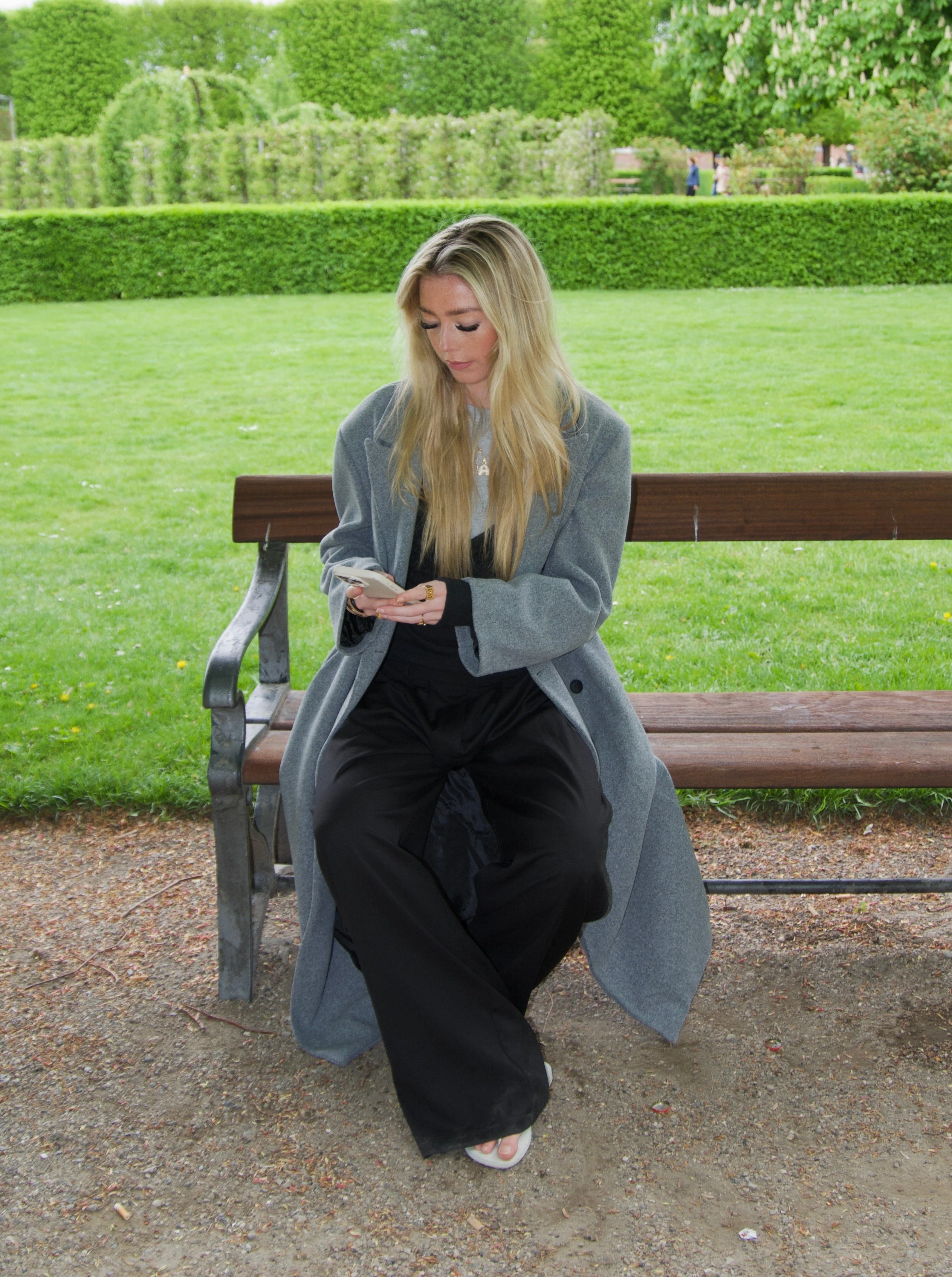 Alva oversized coat - Grey
