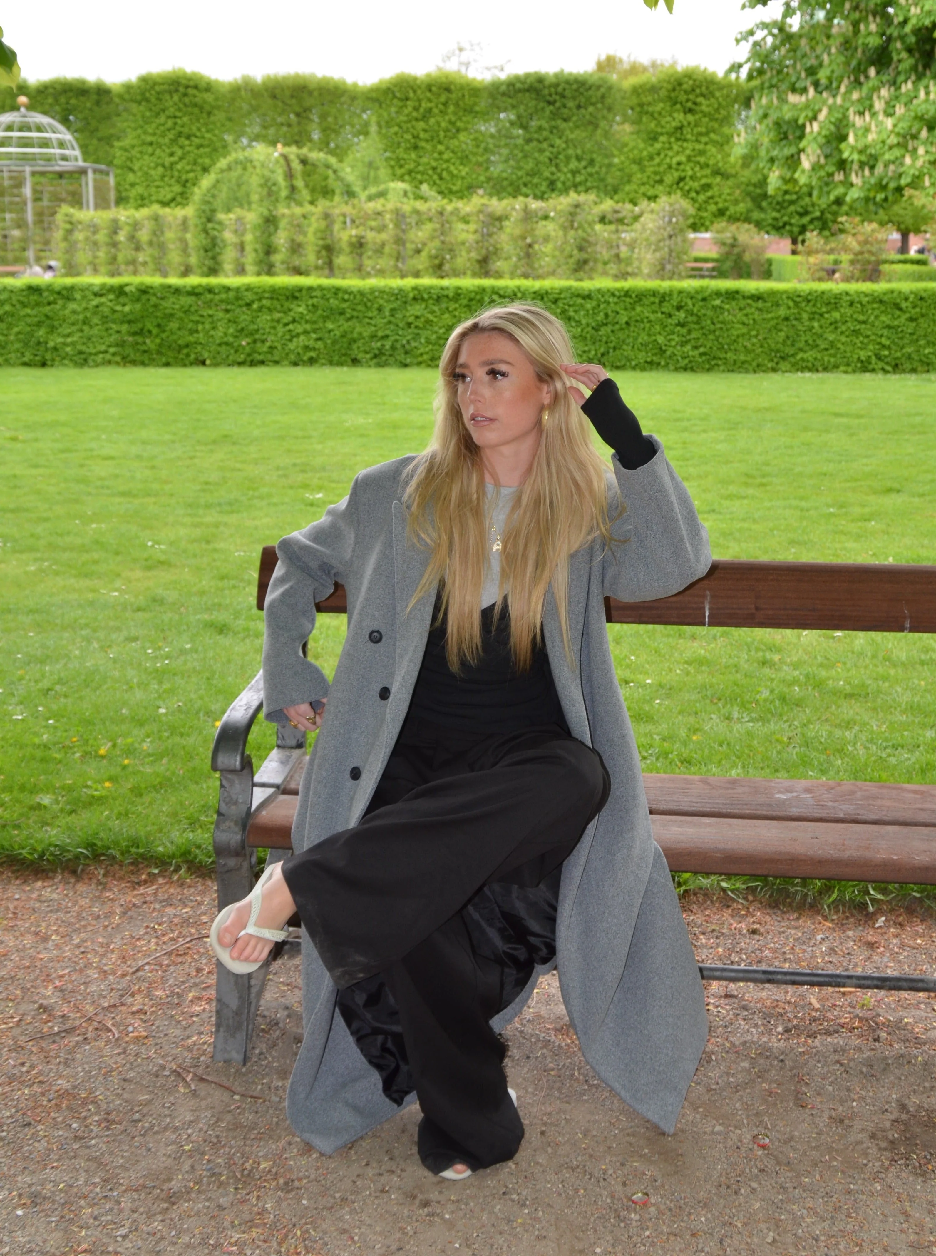 Alva oversized coat - Grey