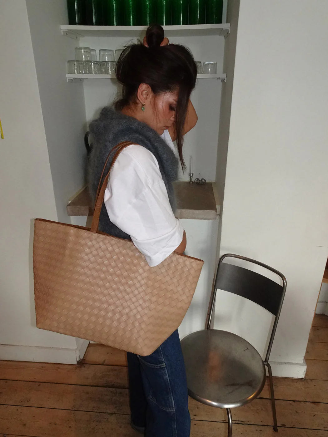 Chili woven bag - Beige 12 Chili woven bag - Beige