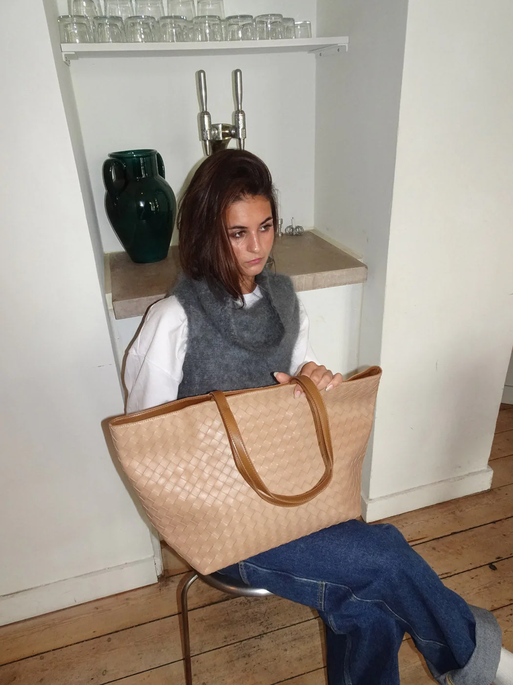 Chili woven bag - Beige 13 Chili woven bag - Beige