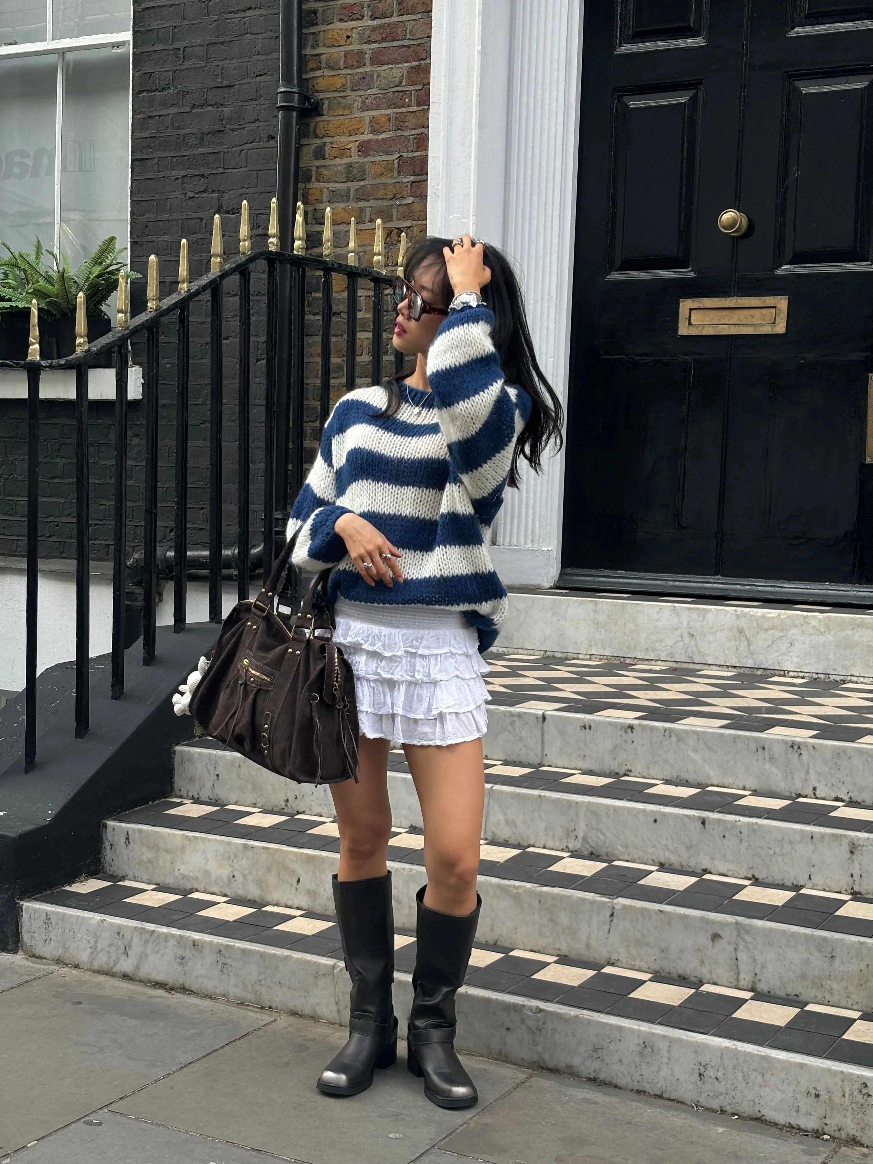 Anna Olympia Knit - Navy