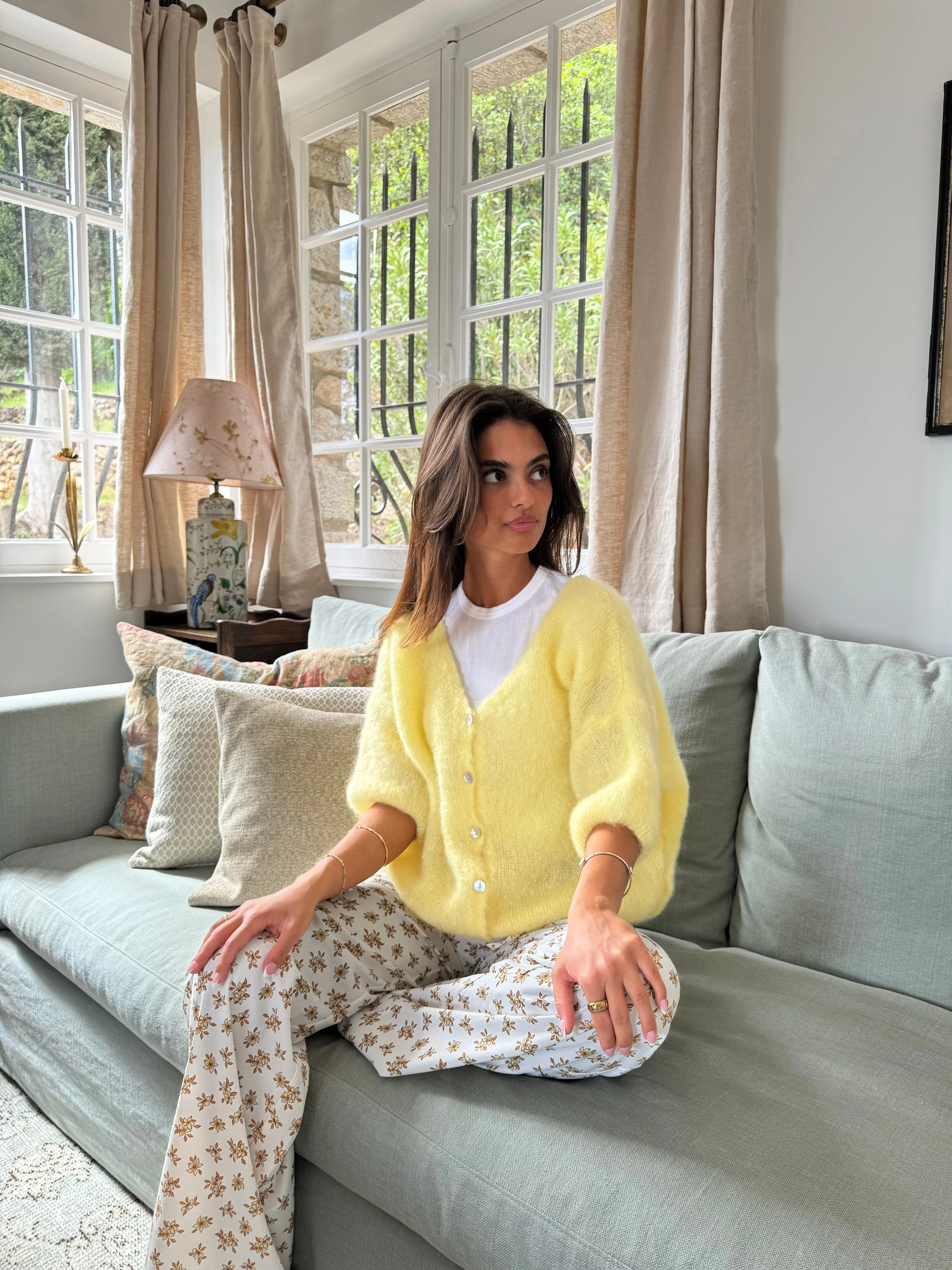 Annaly mohair cardigan - Yellow 10 Annaly mohair cardigan - Yellow