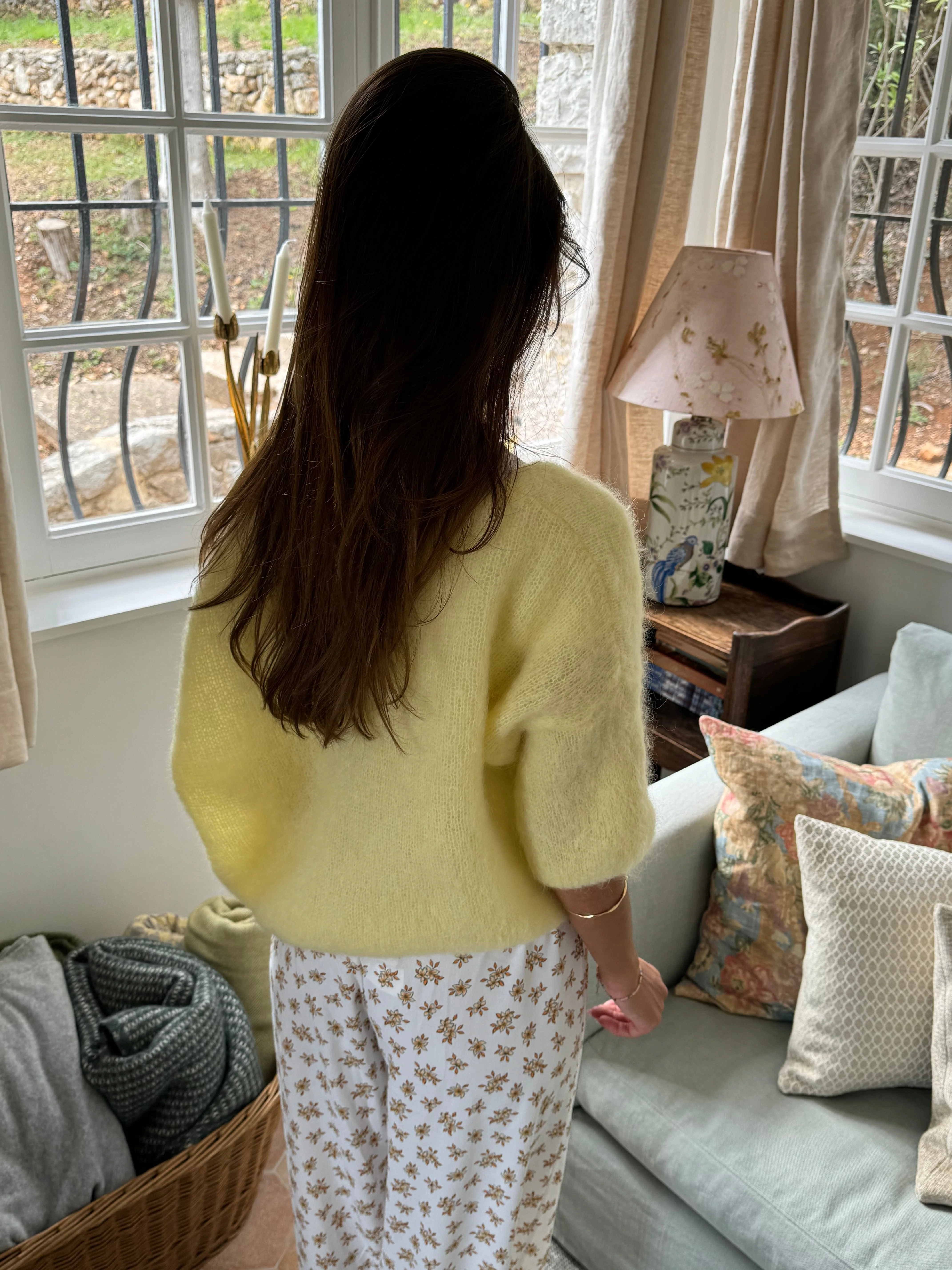 Annaly mohair cardigan - Yellow 6 Annaly mohair cardigan - Yellow
