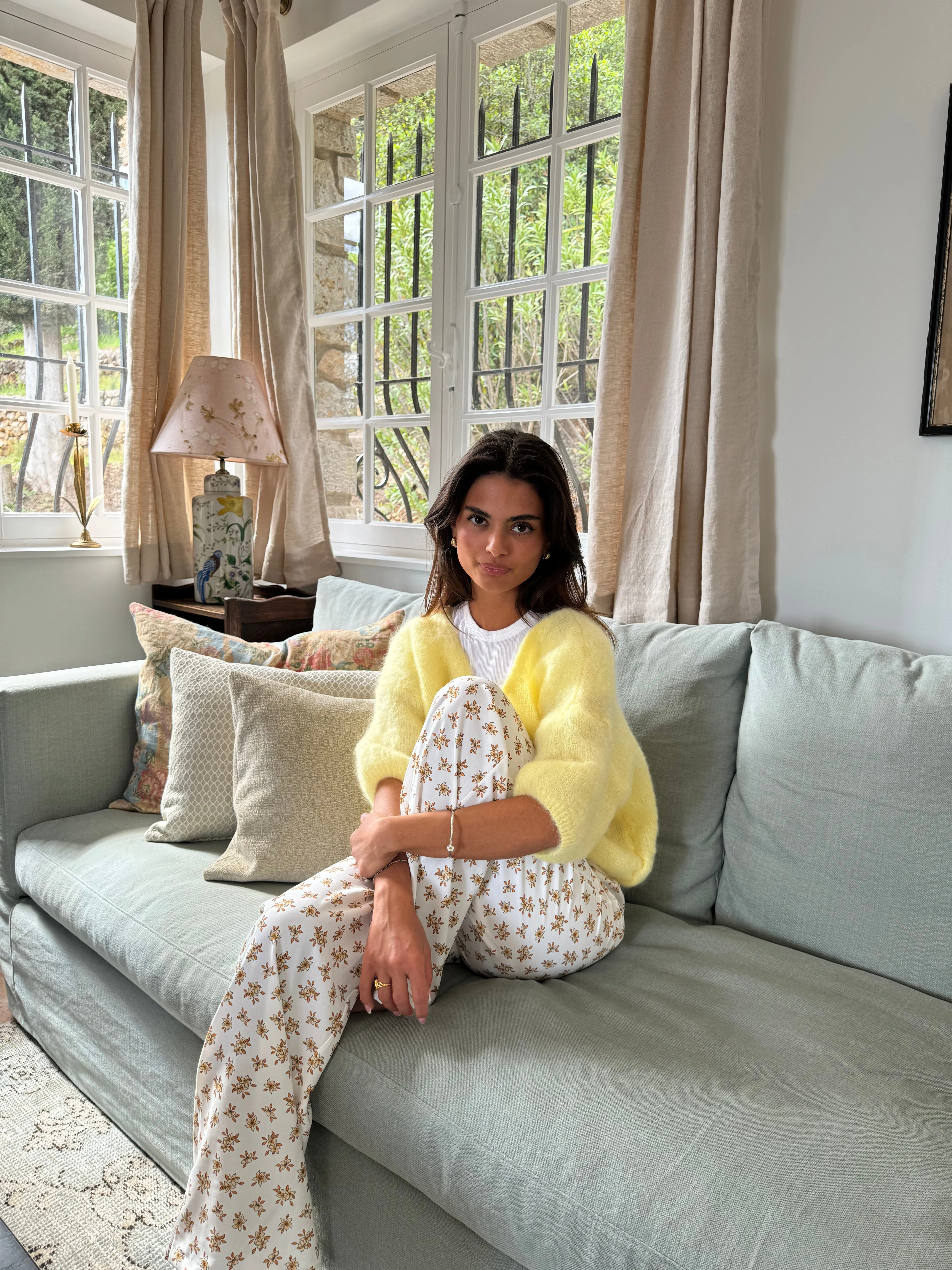 Annaly mohair cardigan - Yellow 7 Annaly mohair cardigan - Yellow