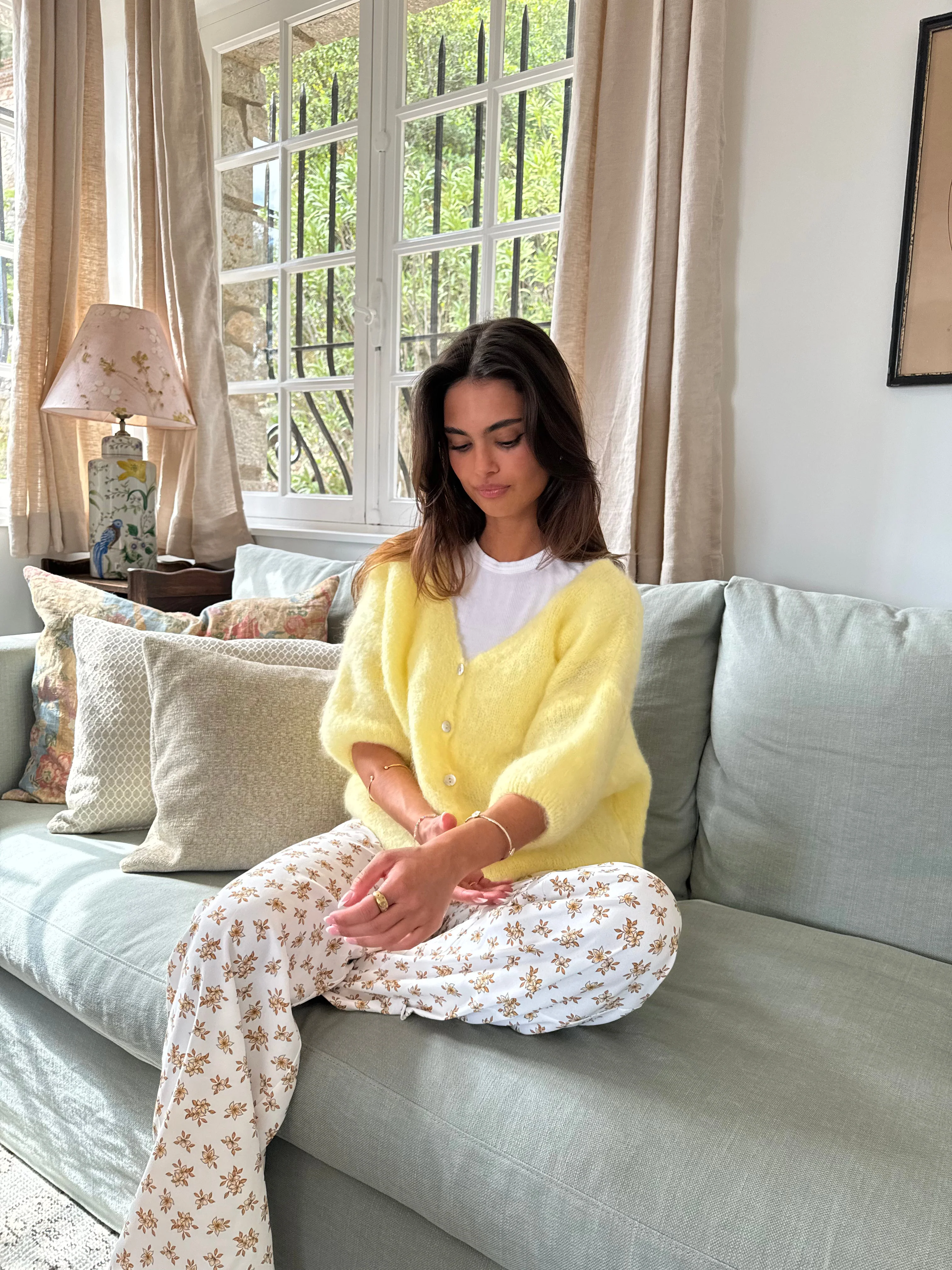 Annaly mohair cardigan - Yellow 9 Annaly mohair cardigan - Yellow
