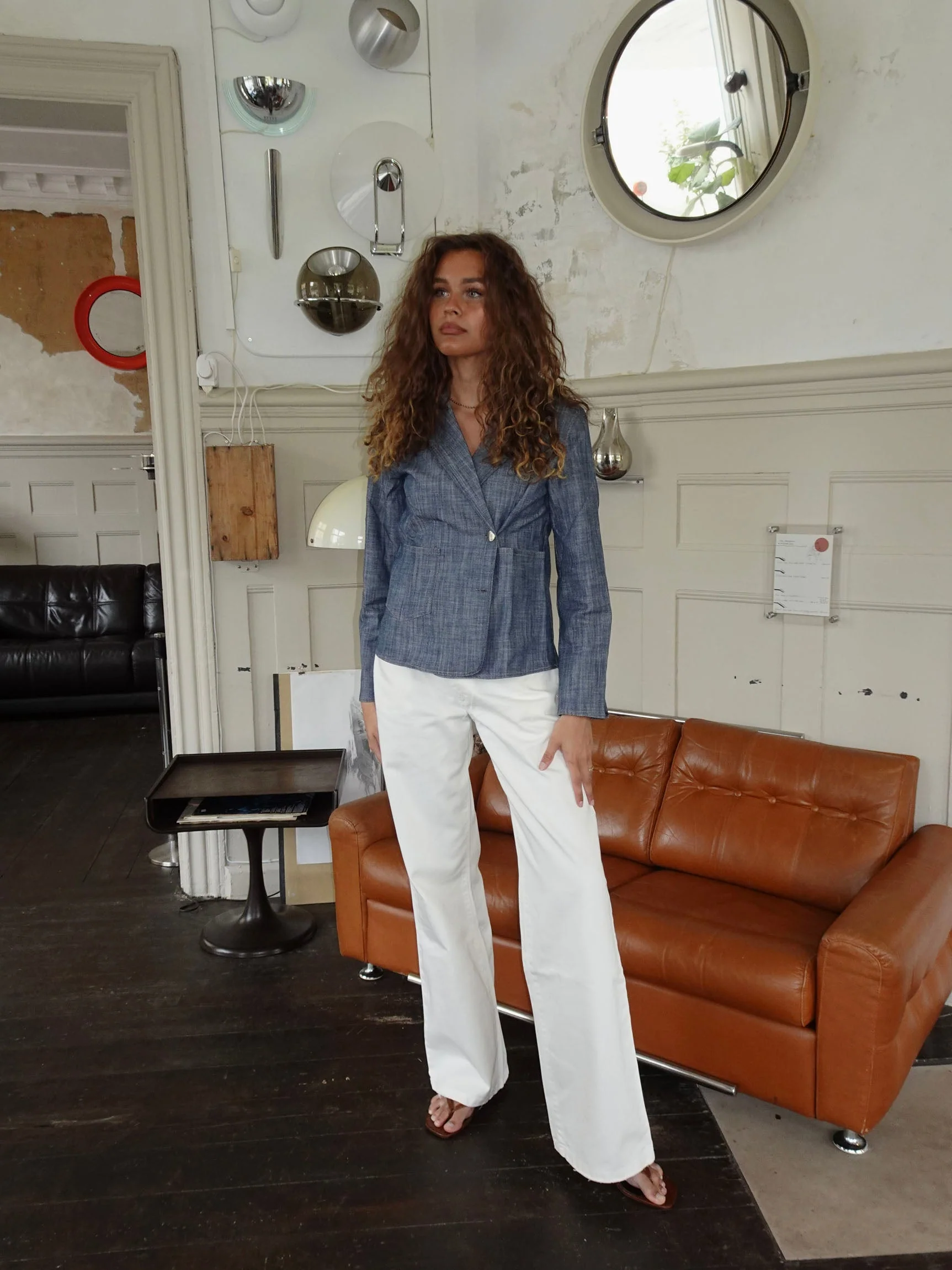 Annie denim blazer - Blue 10 Annie denim blazer - Blue