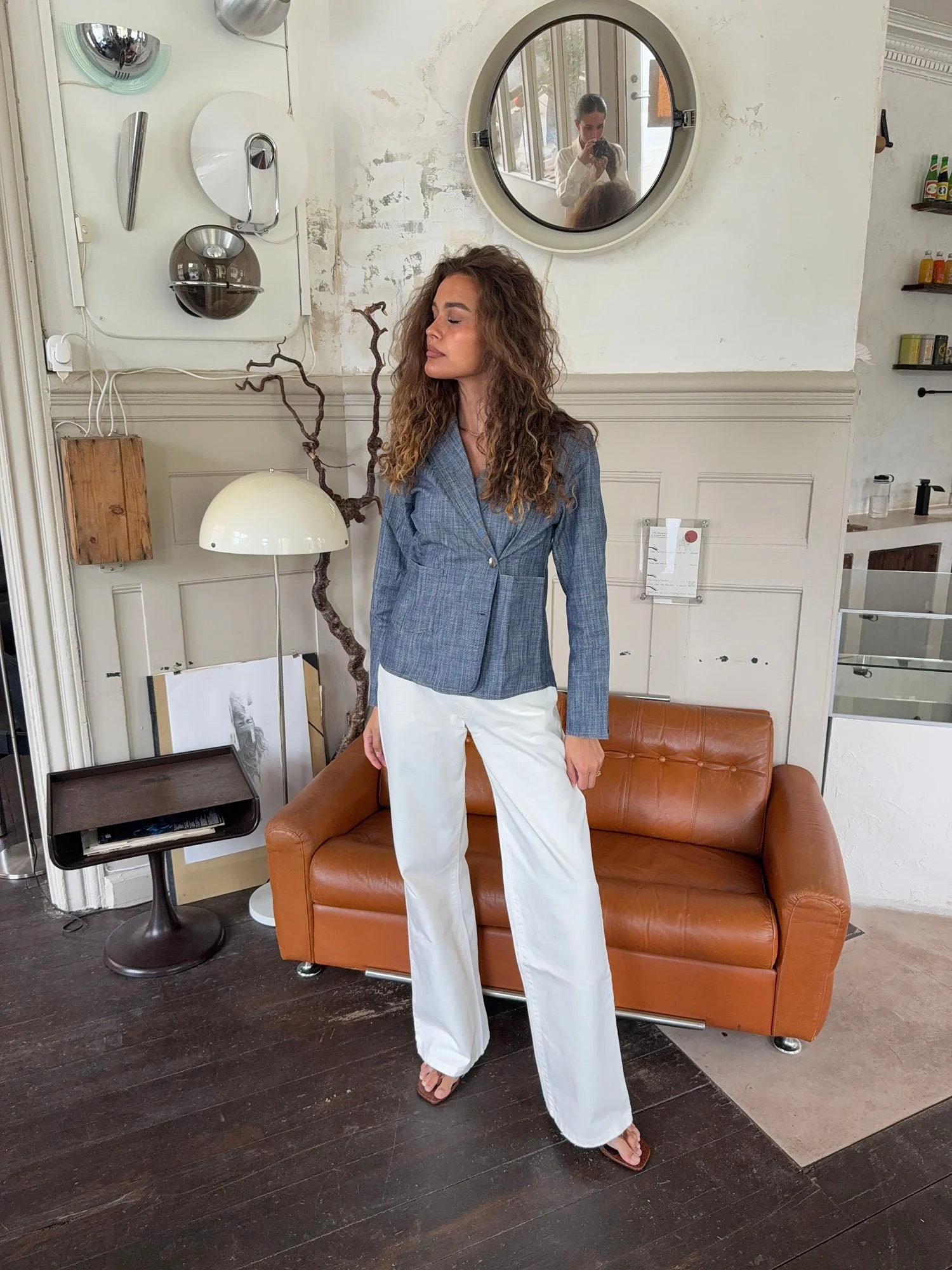 Annie denim blazer - Blue 3 Annie denim blazer - Blue