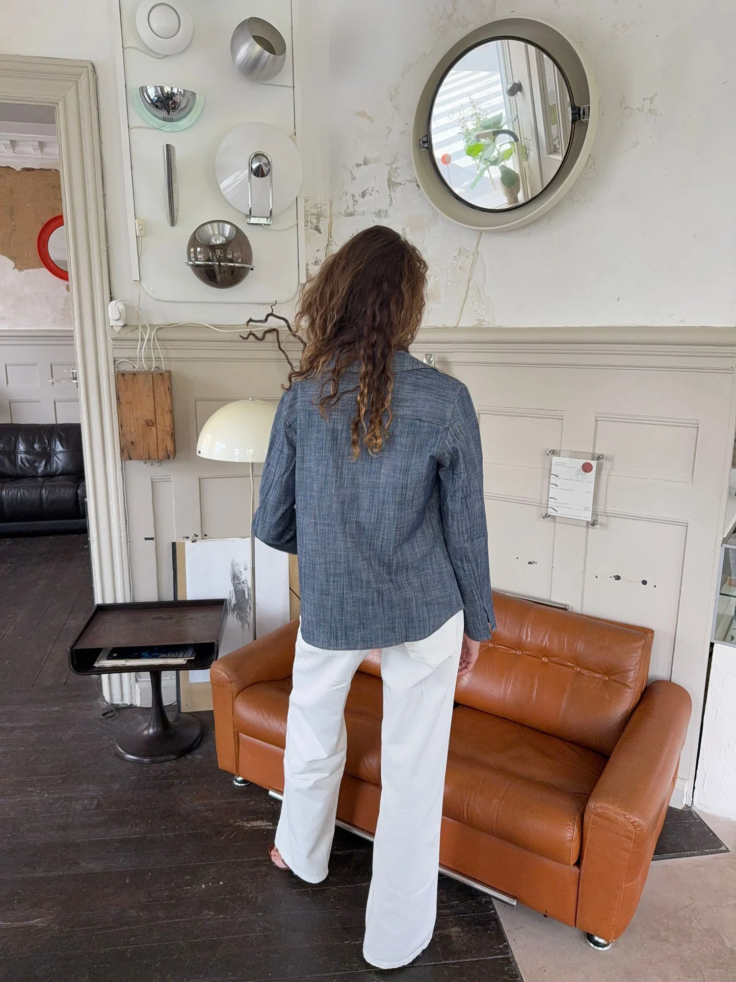 Annie denim blazer - Blue 4 Annie denim blazer - Blue