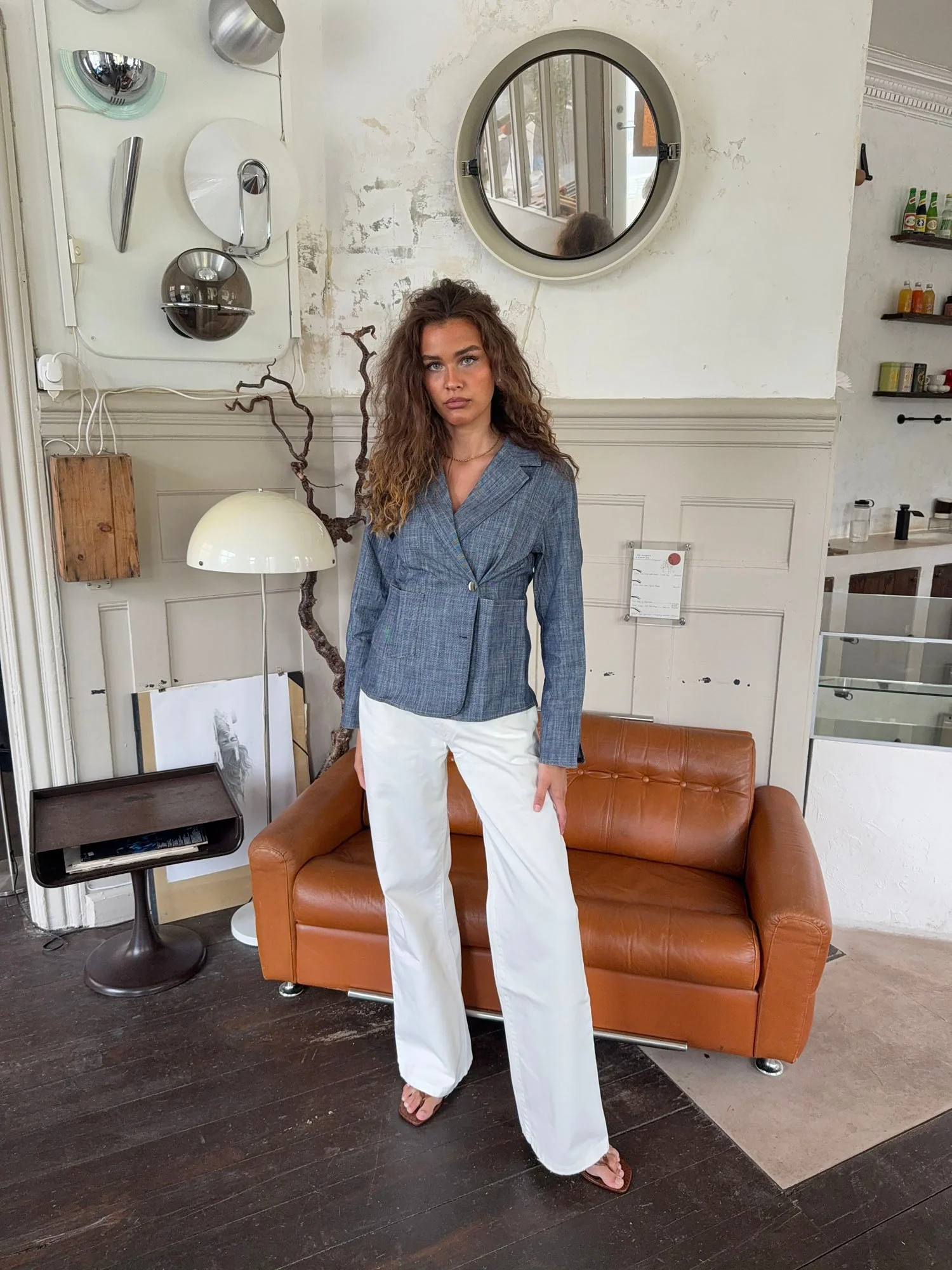 Annie denim blazer - Blue 8 Annie denim blazer - Blue
