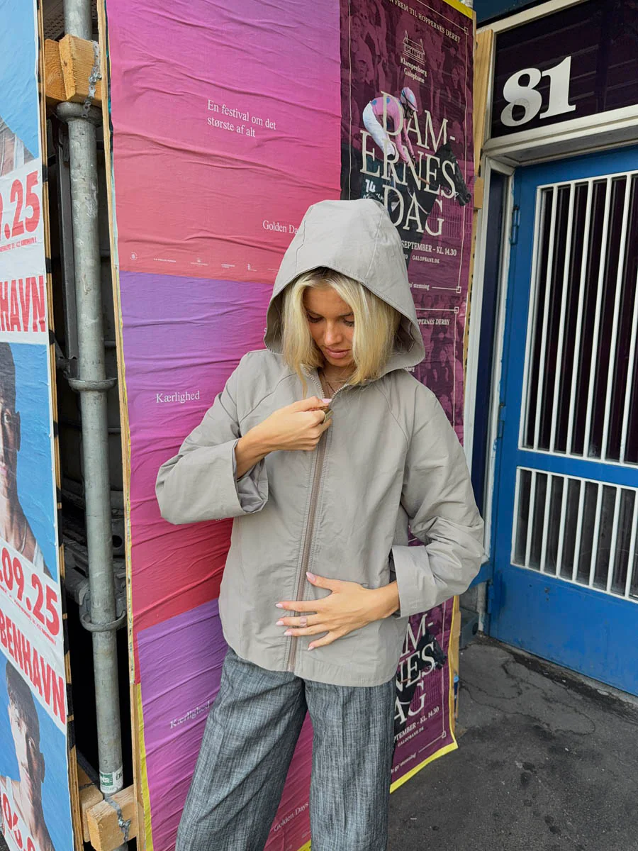Ashley windbreaker jacket - Beige