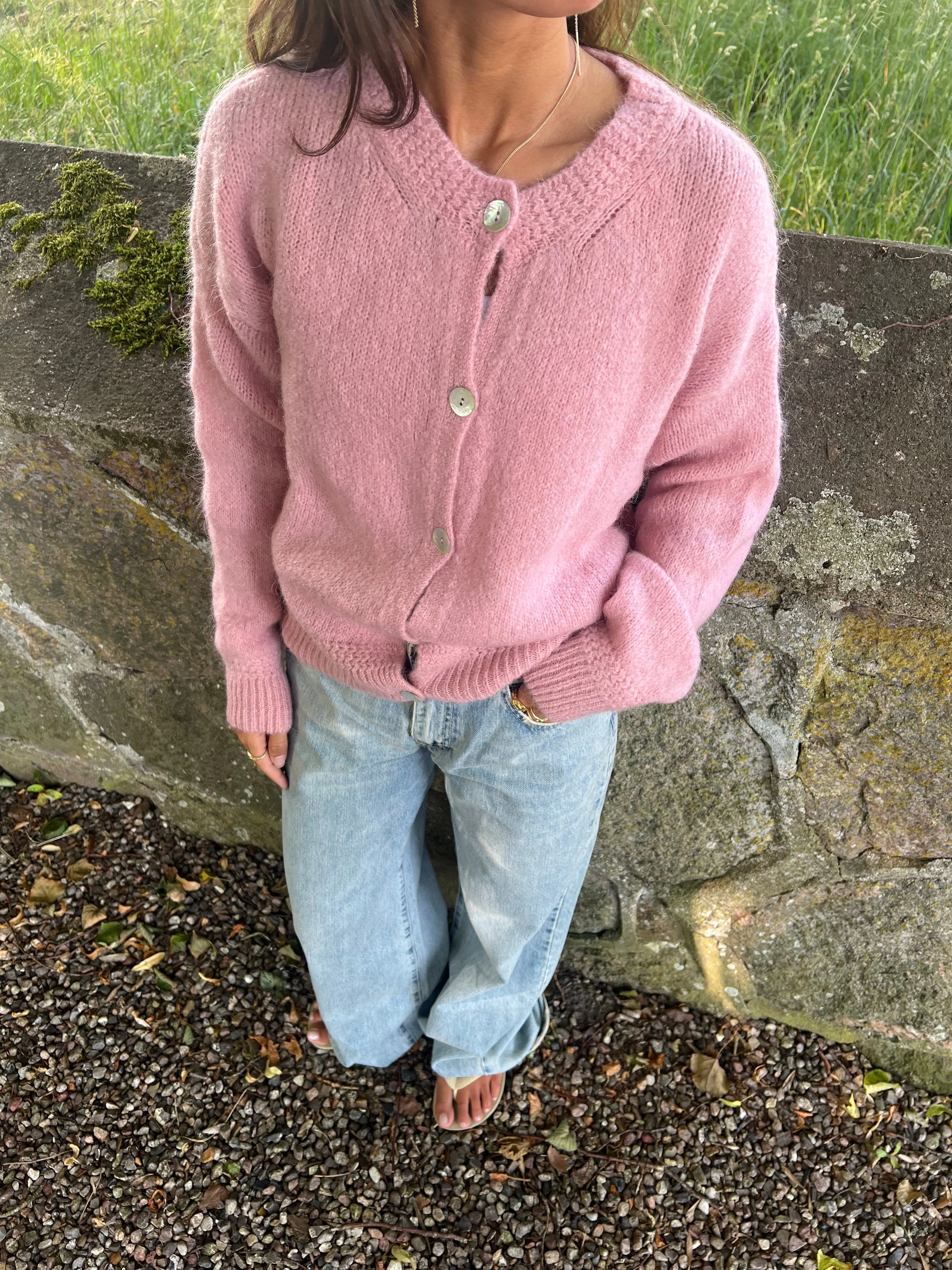 Desideria mohair cardigan - Pink