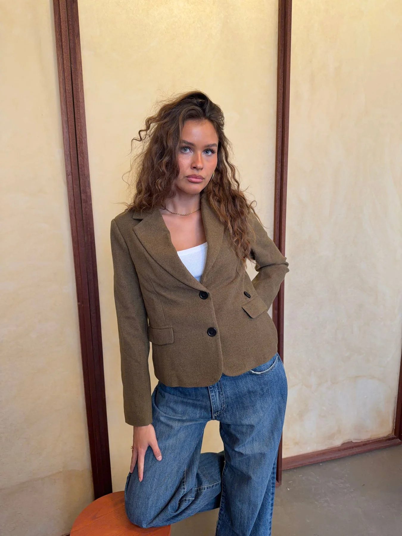 Anahita short blazer - Khaki
