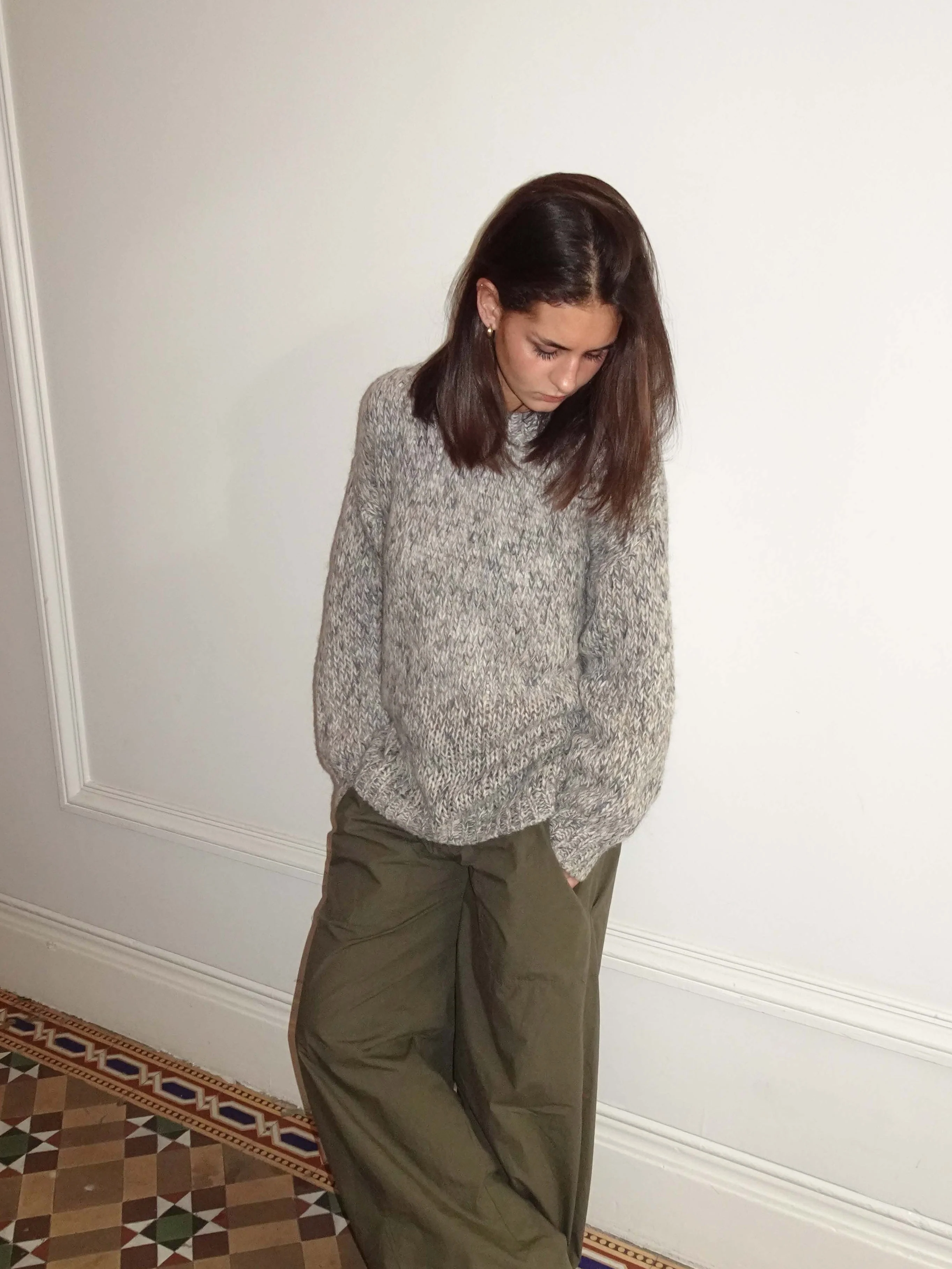 Jeala knit - Grey/beige