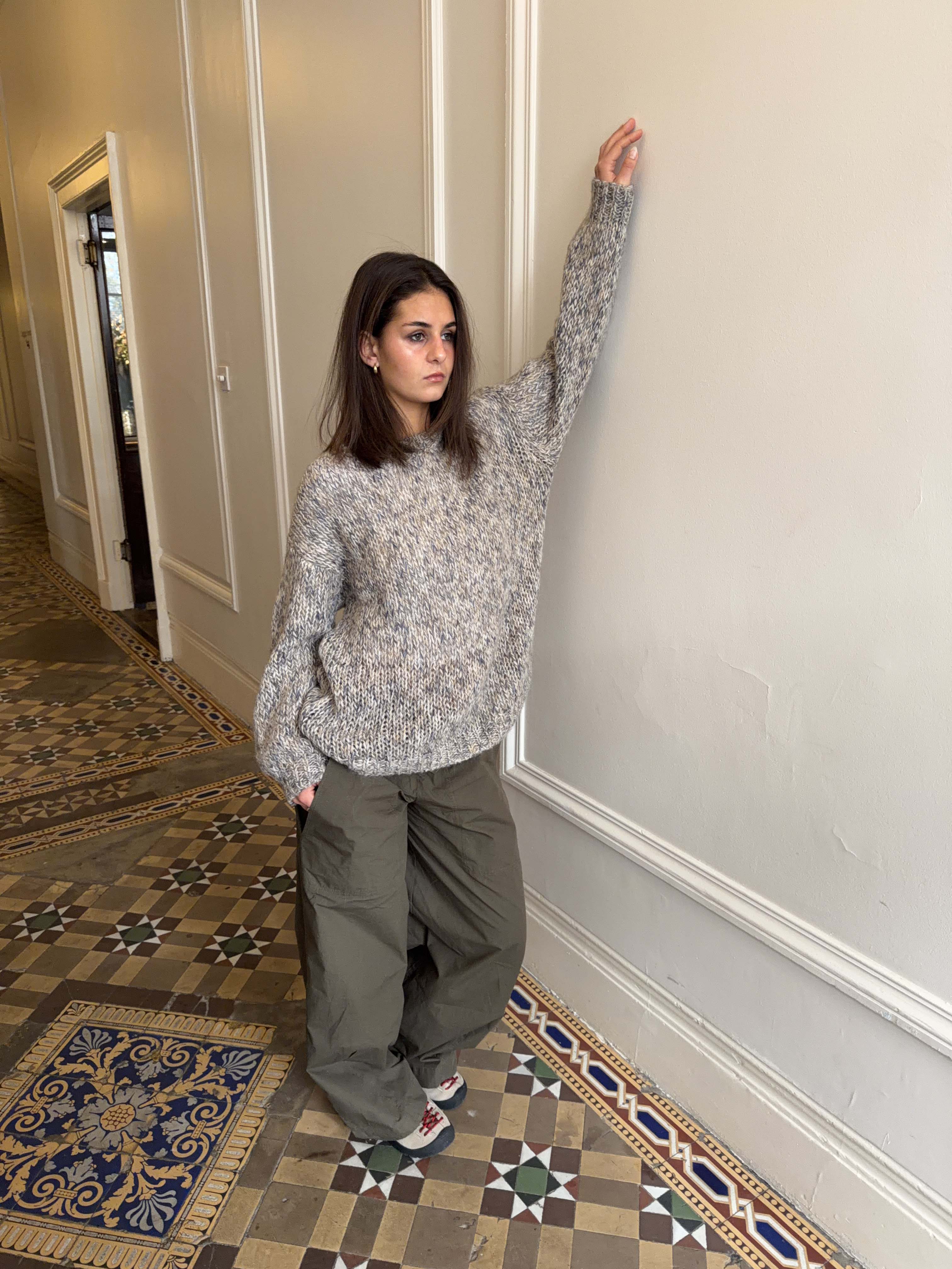 Jeala knit - Grey/beige