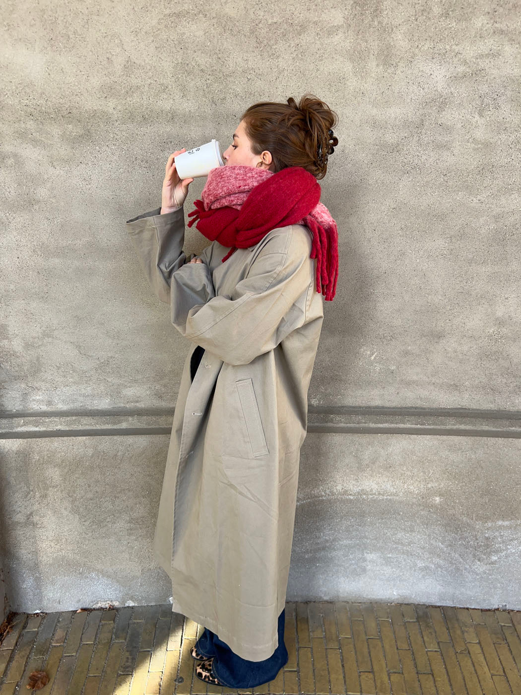 Gale scarf - Red
