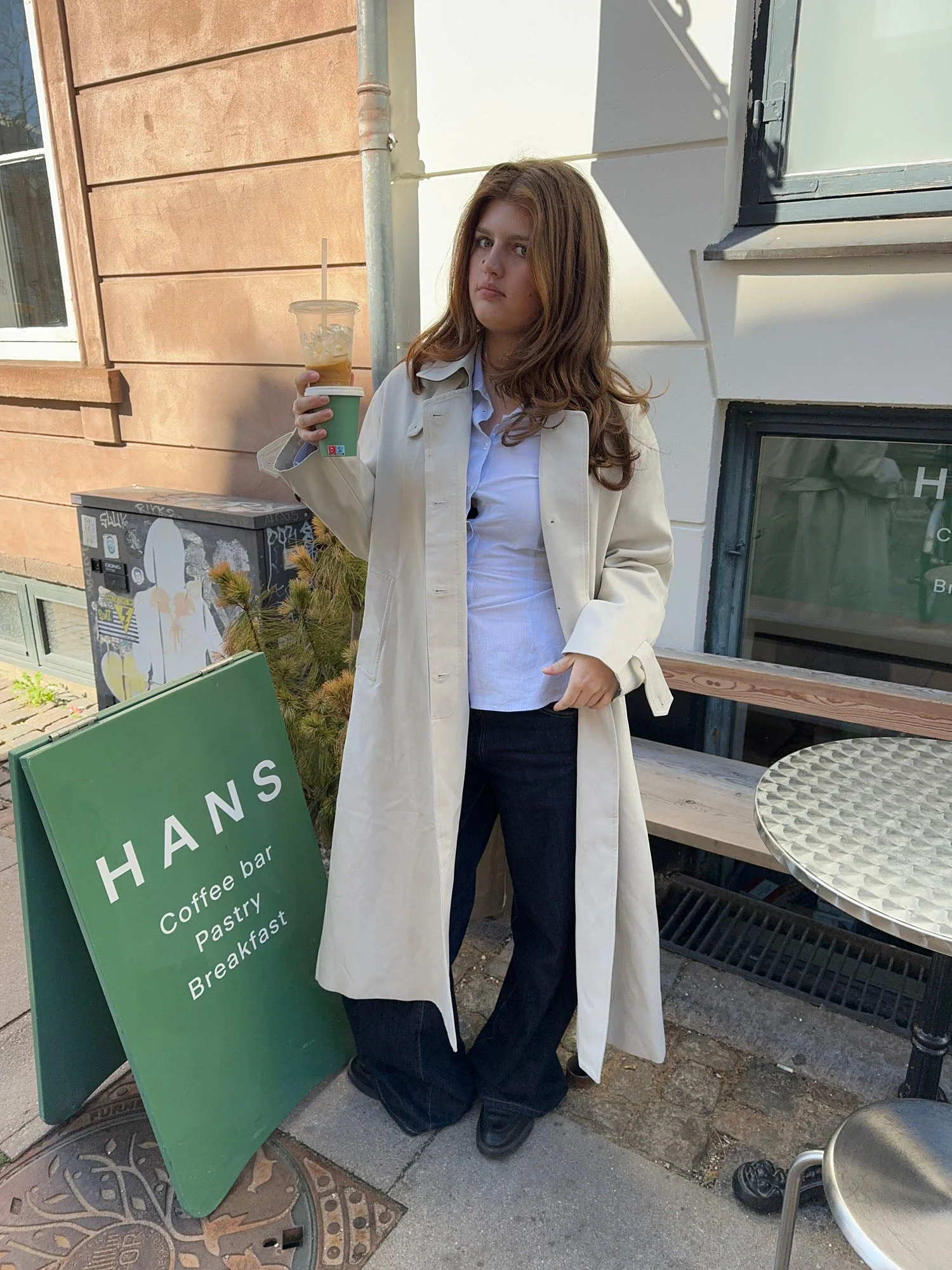 Tindraline trench coat - Off white