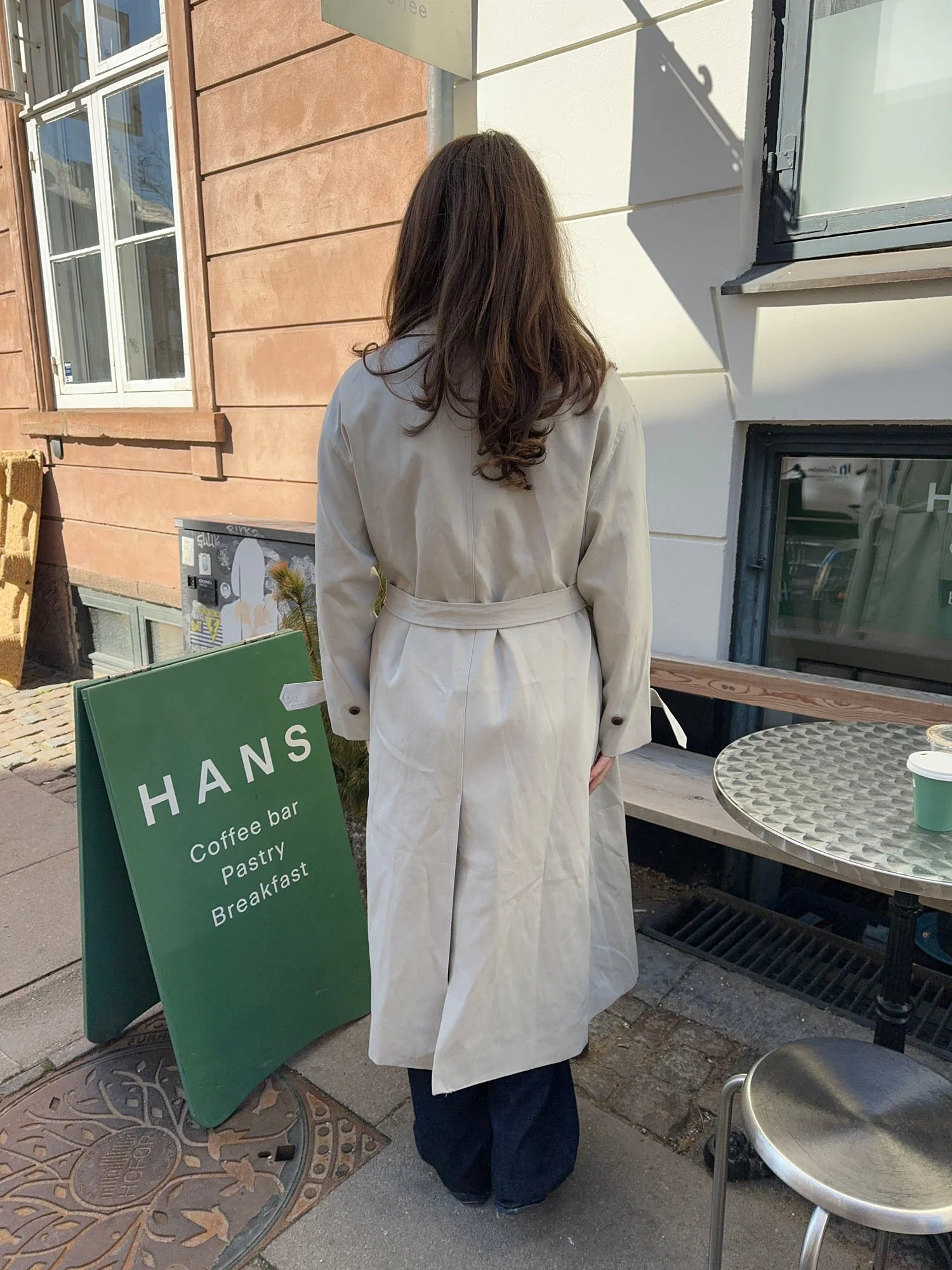 Tindraline trench coat - Off white