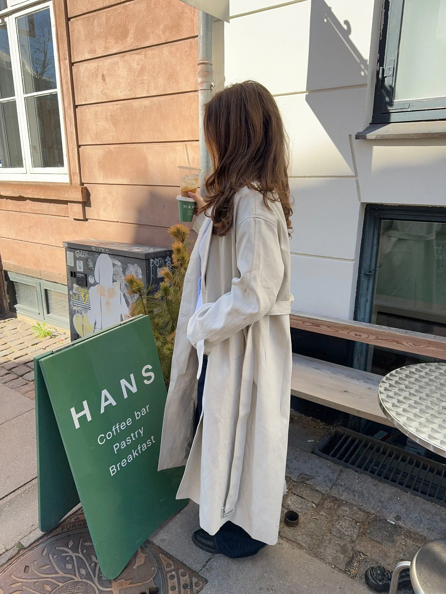 Tindraline trench coat - Off white