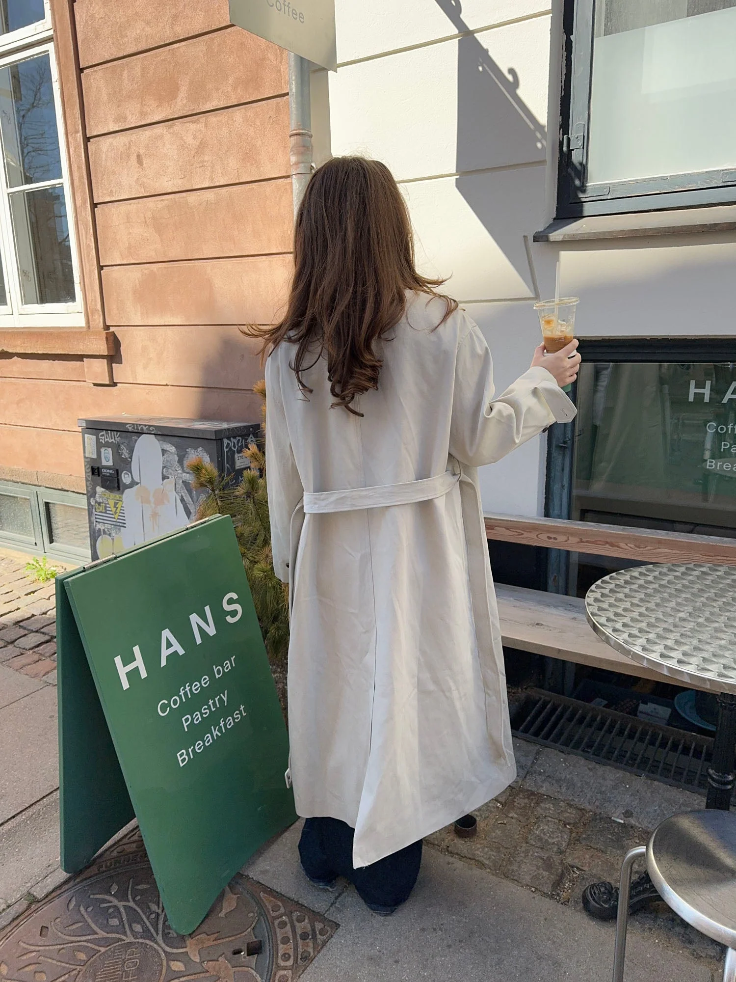 Tindraline trench coat - Off white
