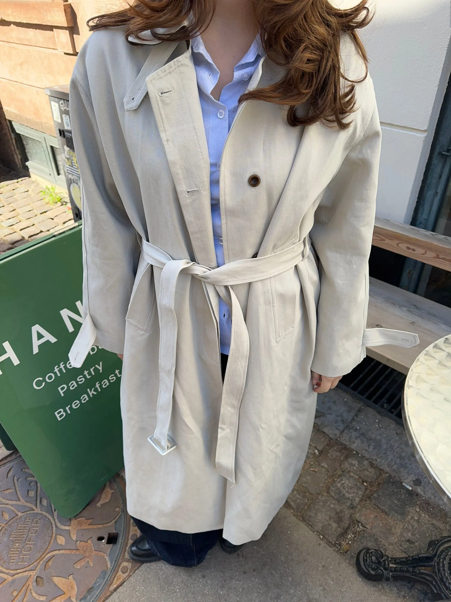 Tindraline trench coat - Off white