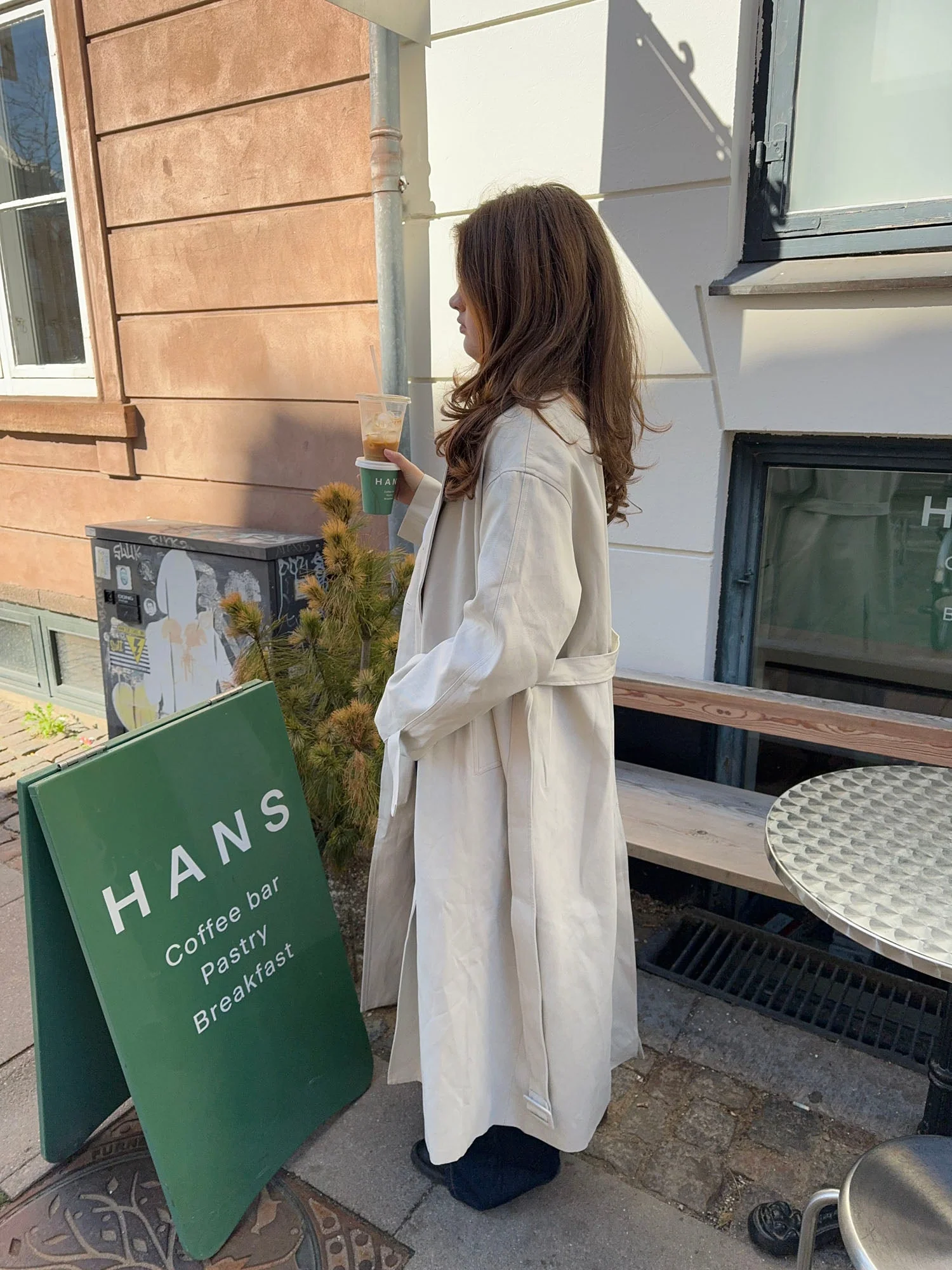 Tindraline trench coat - Off white