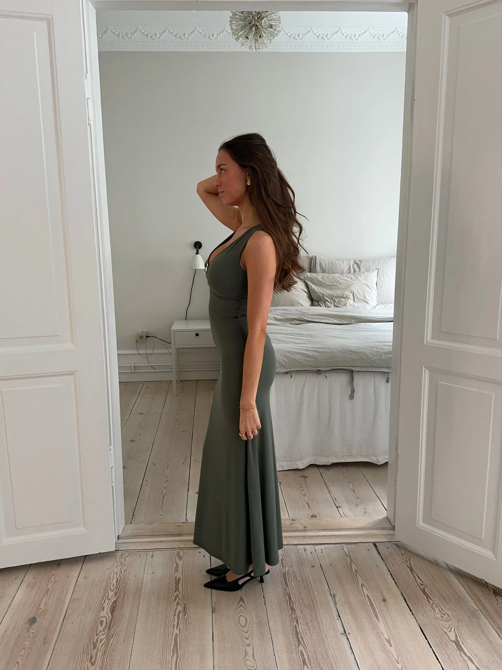 Tita maxi dress - Sage green