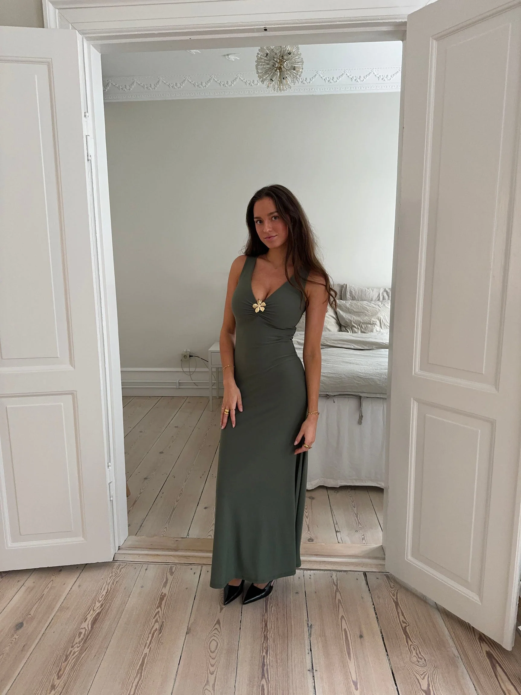 Tita maxi dress - Sage green