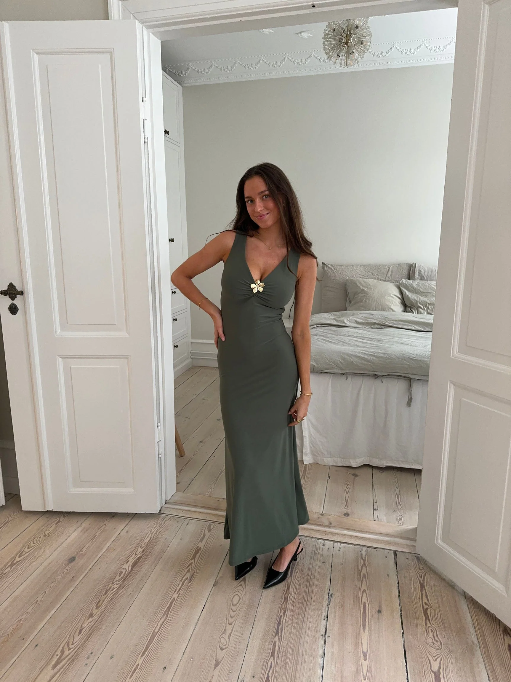 Tita maxi dress - Sage green
