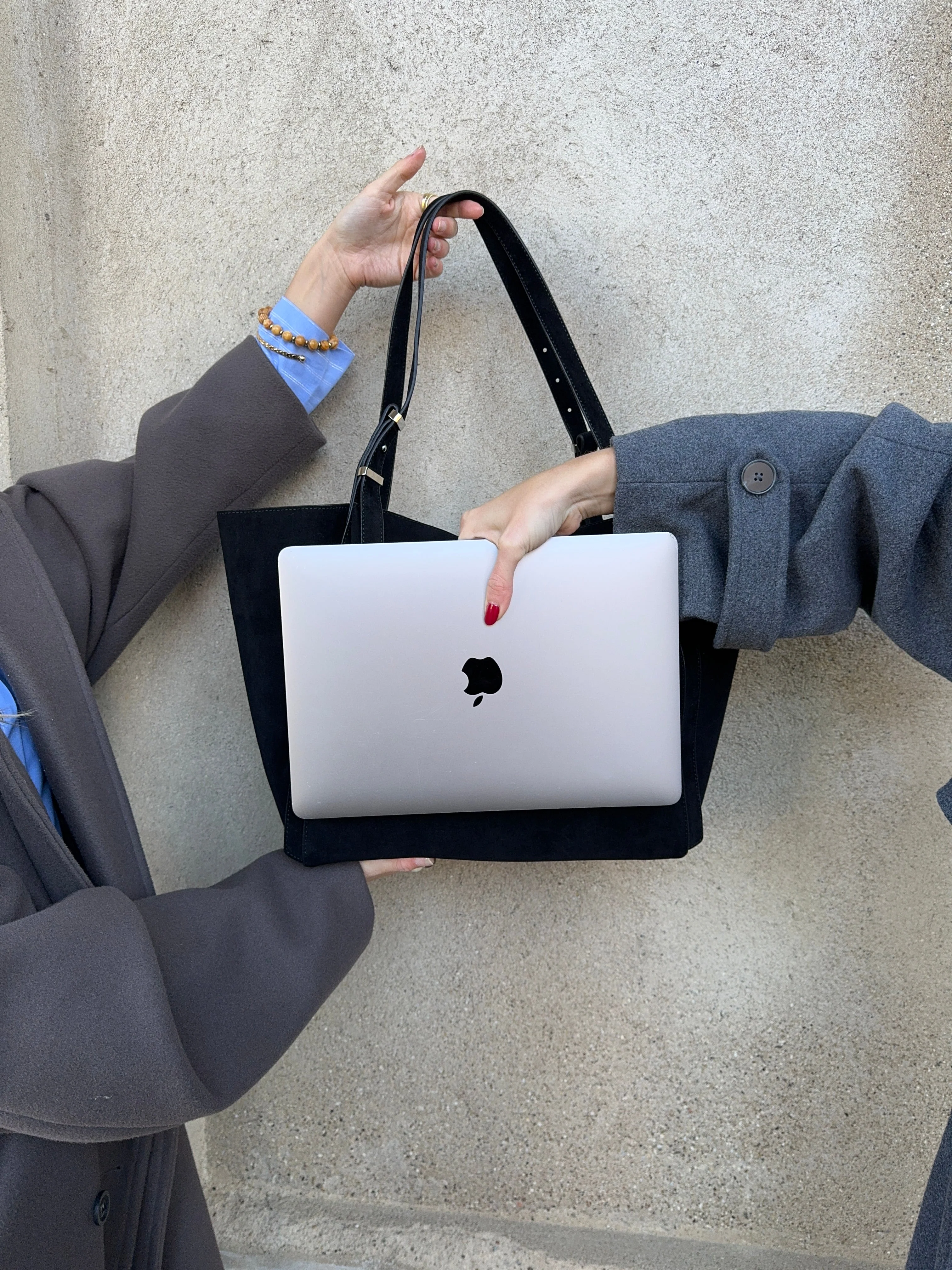 Tolouse suede bag - Black