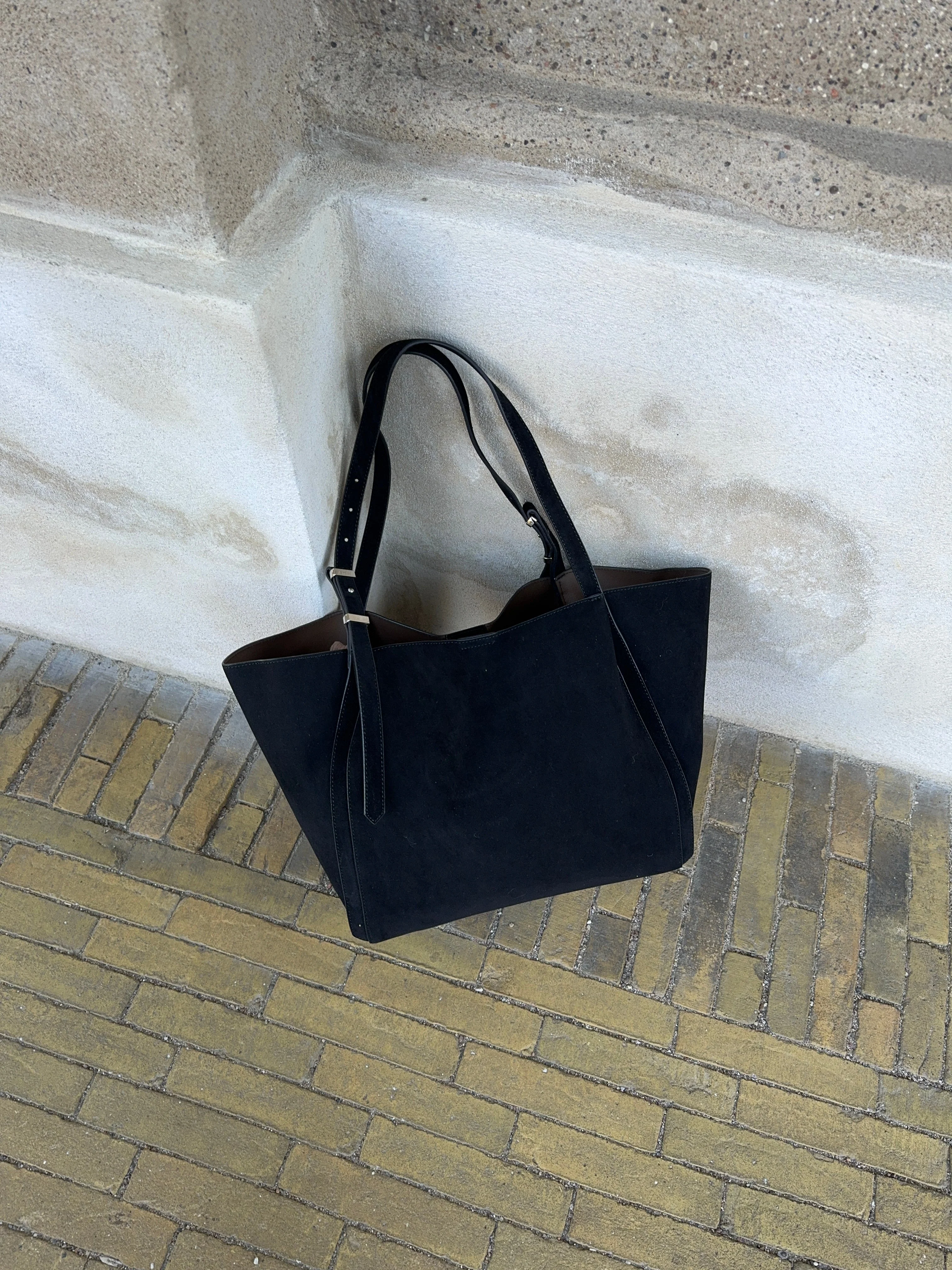 Tolouse suede bag - Black