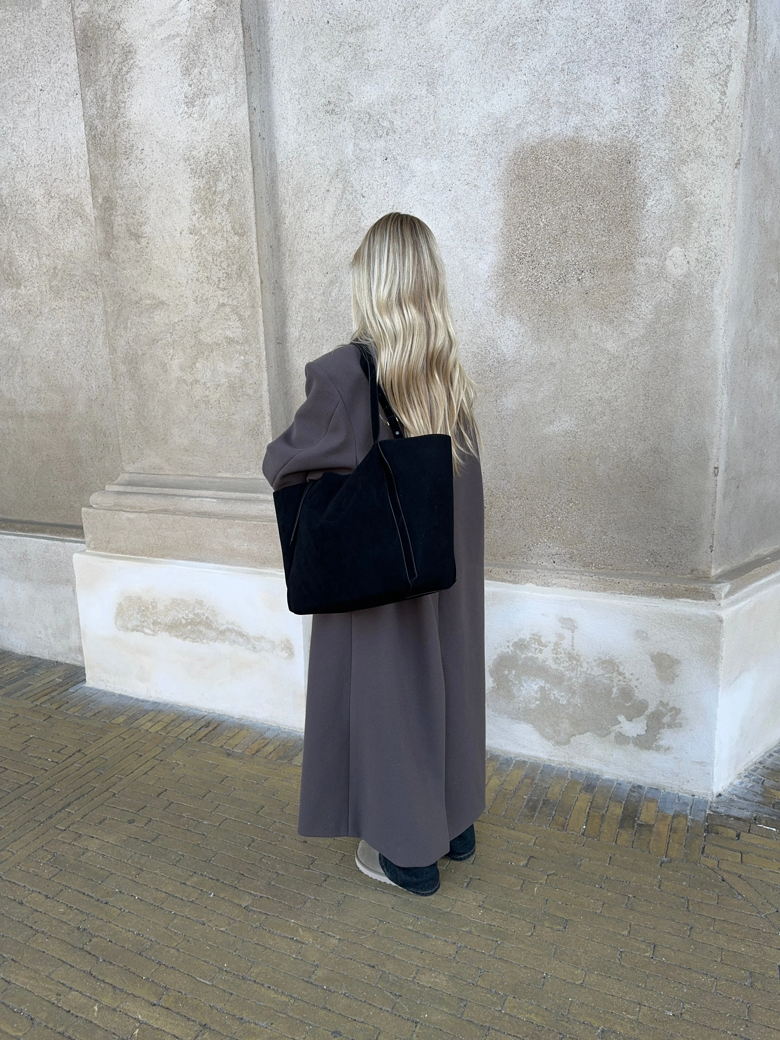 Tolouse suede bag - Black